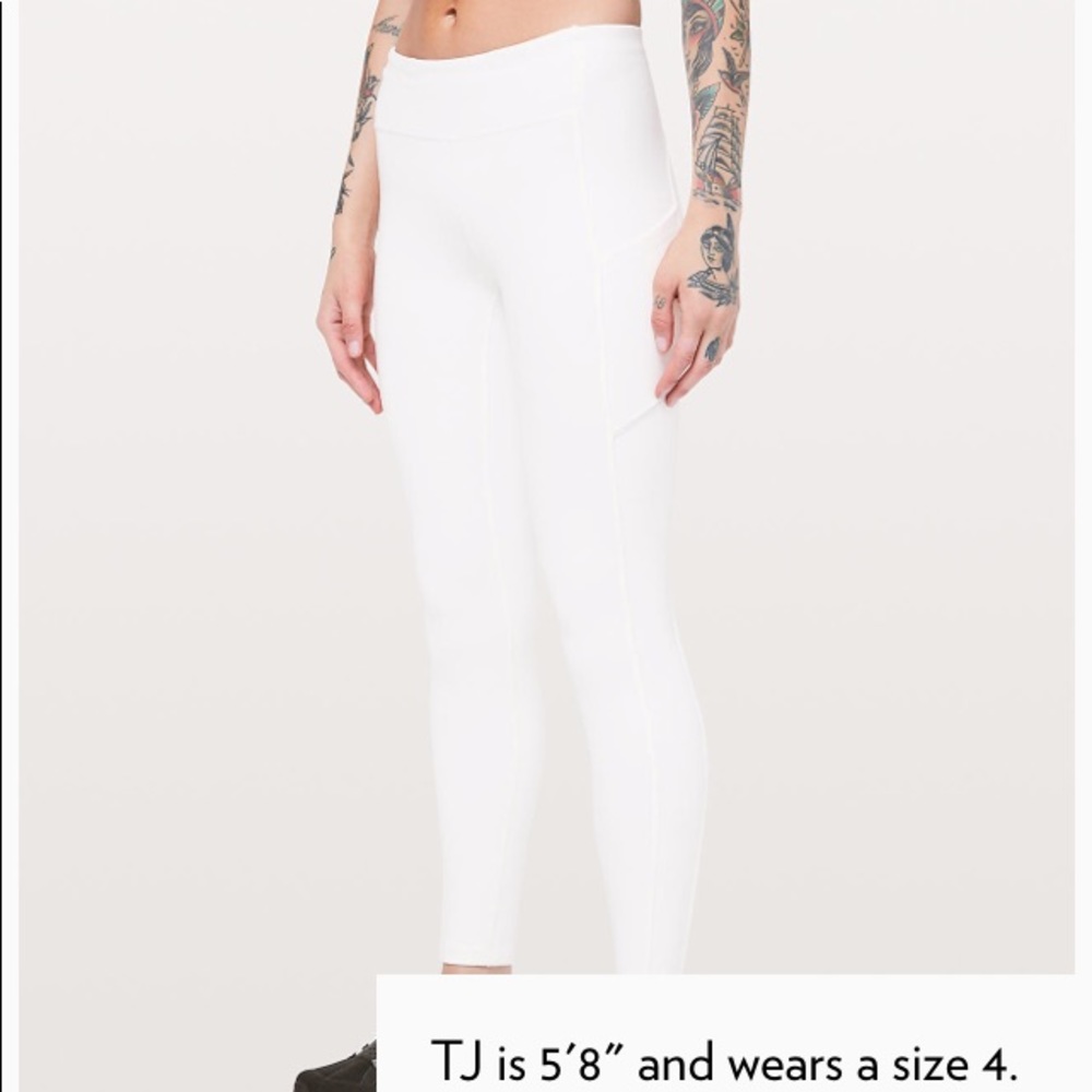 White leggings